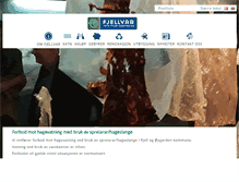 Tablet Screenshot of fjellvar.as
